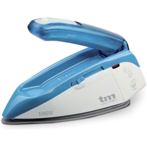 Ferro da Stiro a Vapore TM Electron Azzurro 1085 W (Da viaggio)