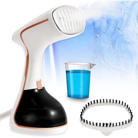 Ferro da stiro portatile da 1800 W con serbatoio d'acqua da 320 ml, vaporizzatore verticale 2 in 1 per indumenti asciutti e bagnati, con pannello di controllo del display, per casa e ufficio