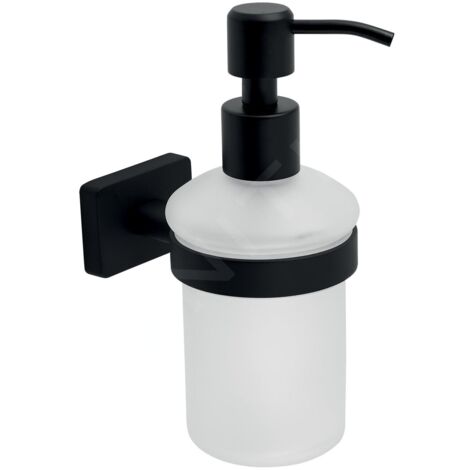 Ferro Greta Distributeur de savon, noir mat (AGR34BL)
