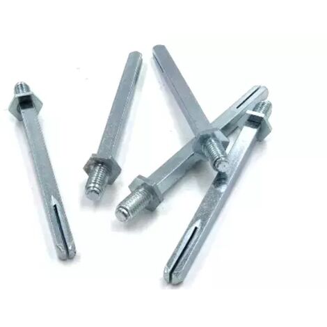 FERRO QUADRO 8X130 mm FILETTO M8 FOLLE
