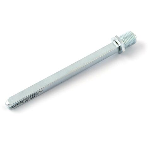 FERRO QUADRO mm.120 FIL. M14 CON NIPLES