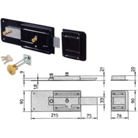 Spranga per porta Viro 725 mm