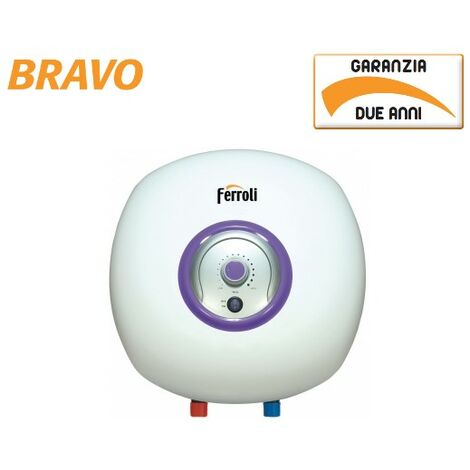 Ferroli Elektrischer Warmwasserbereiter Modell Sopralavello Bravo SN 30 Liter - 2 Jahre Garantie