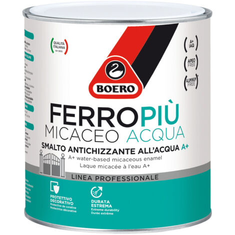 FERROPIU' MICACEO ALL'ACQUA ML.750 BOERO - Colore: Grigio Chiaro GG
