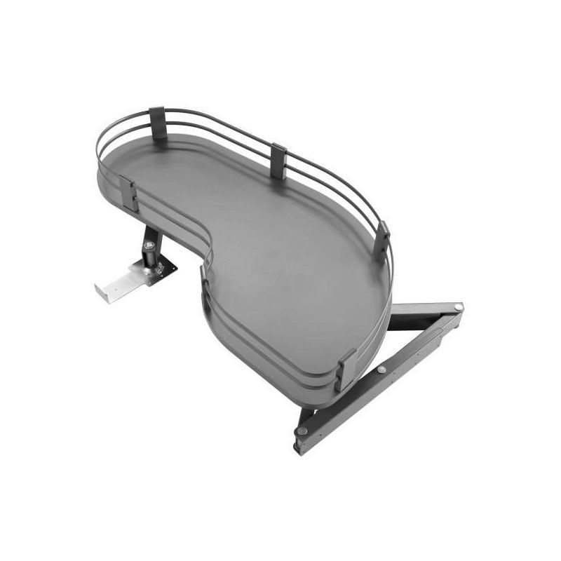 Vibo - Ferrure d'angle uniko anthracite - Pour caisson de profondeur mini : 500 mm - Pour caisson de largeur mini : 900 mm - Charge : 25 kg - Version