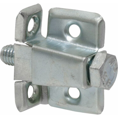 Ferrure d'assemblage en acier zingué blanc – Assemblage à l'équerre – Positionnement précis – Vissage tête cylindrique fendue – Serfa