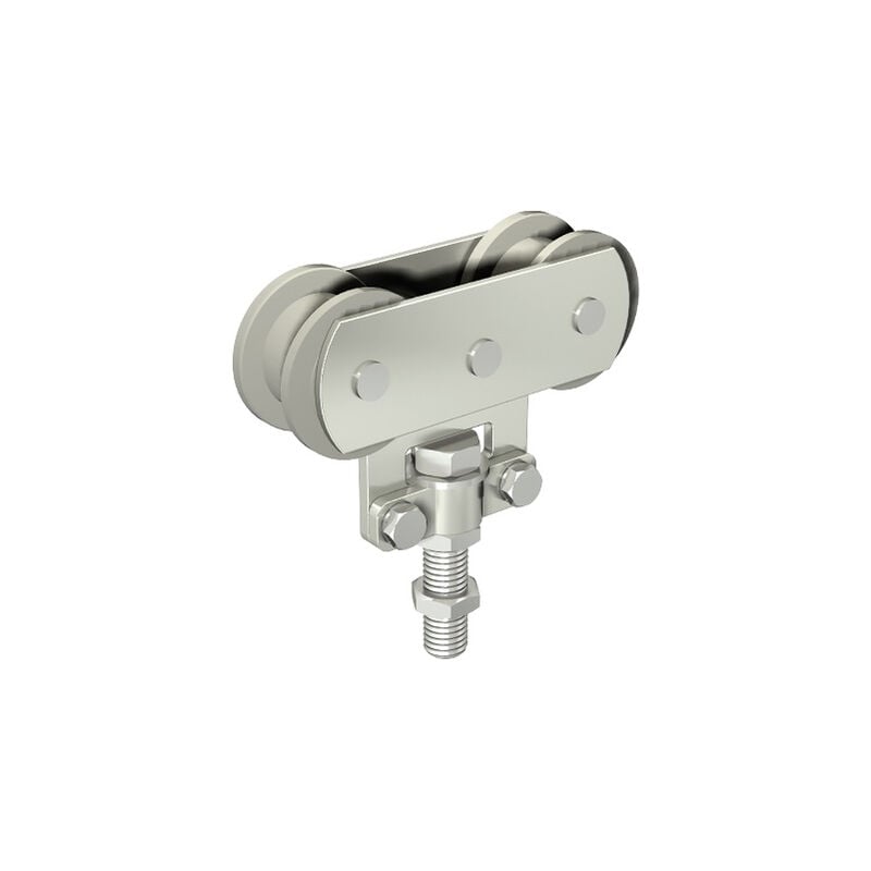 Monture sur chant Sportub Mantion pour déplacement droit 150kg - 2 galets Acier - 255A