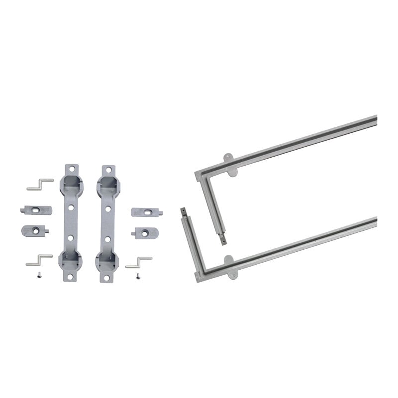 Ferrure de porte relevable lift up - Pour vantail de largeur maxi : 1200 mm - Pour vantail épaisseur : 19 mm - Pour vantail de hauteur maxi : 400 mm