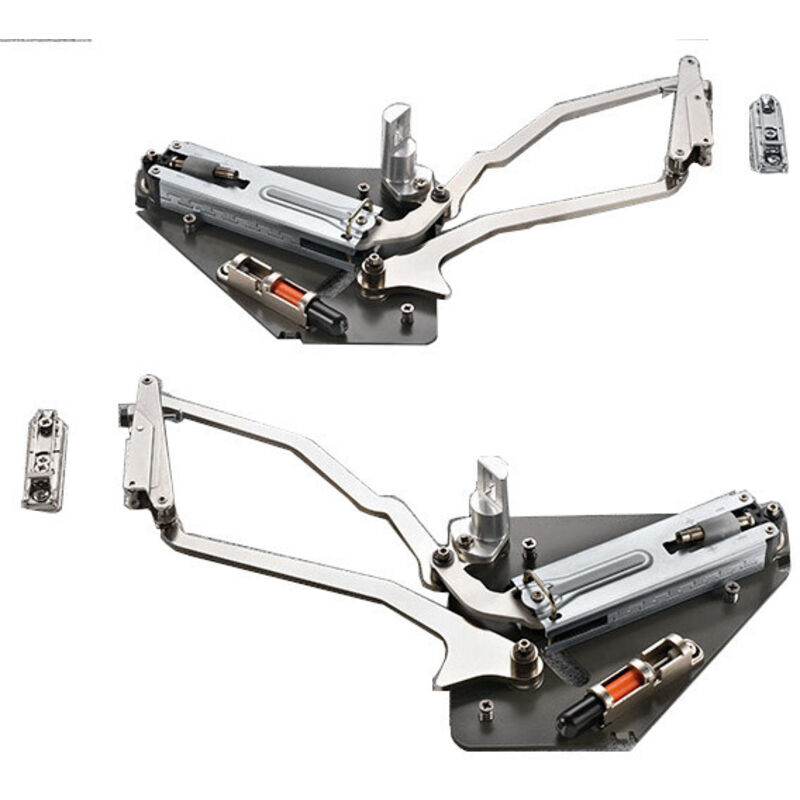 Ferrure de porte relevable parallèle evolift - Force : Faible - Longueur du bras : Court Salice