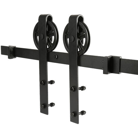 Ferrure porte coulissante Système de porte coulissante Voie de roulement 200cm