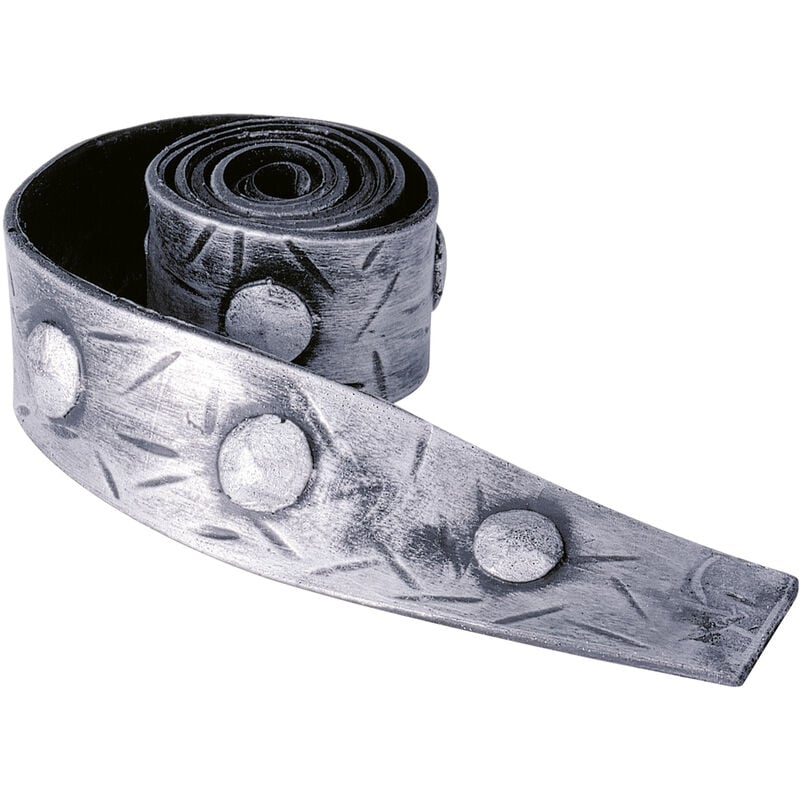 Decosa - Ferrure polyuréthanne pour poutre - imitation acier vieilli - long. 1 m - 6 pces