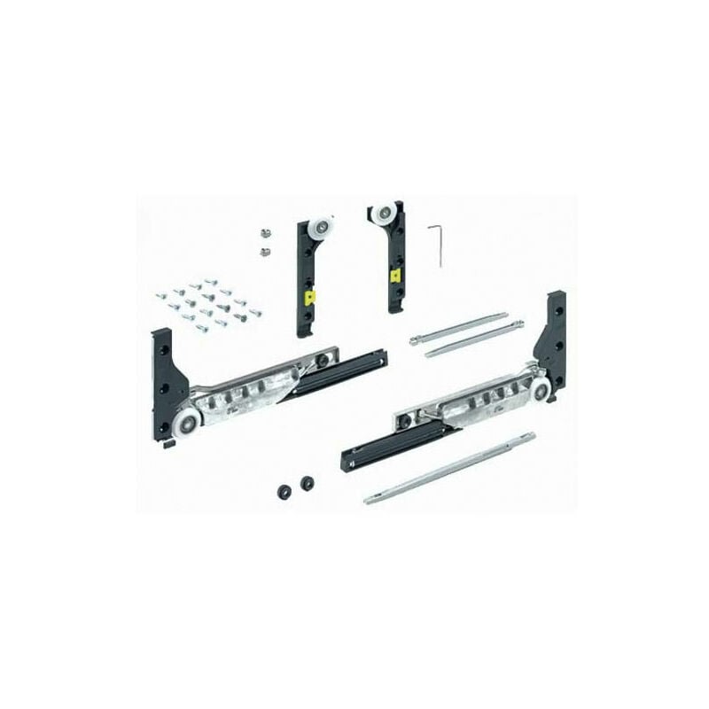 Hettich - Ferrure slideline m avec amortisseur - Charge : 30 kg