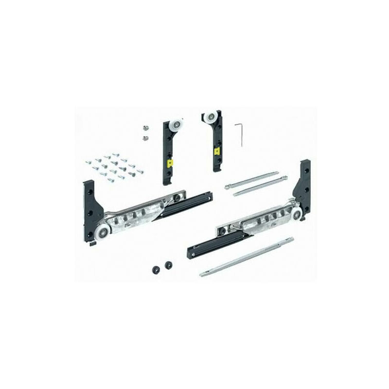 Hettich - Ferrure slideline m avec amortisseur - Charge : 10 kg