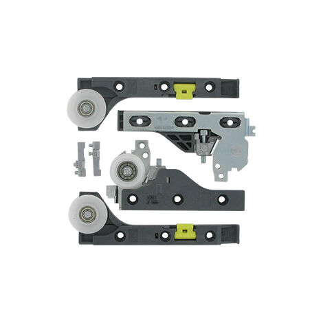 Ferrure slideline m sans amortisseur - Charge : 30 kg - Version : Sans amortisseur - HETTICH