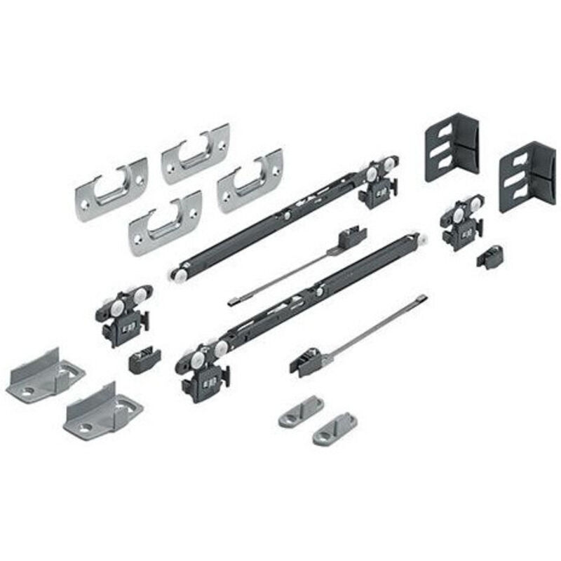 Hettich - Ensemble de ferrures pour portes coulissantes 9134311