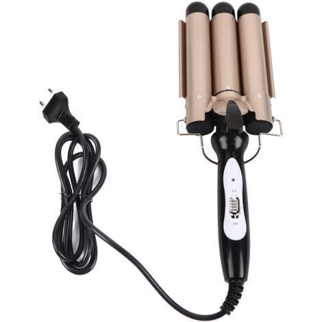 Fers à boucler électriques professionnels pour coiffure, lisseur 28mm avec prise EU 110‑240V