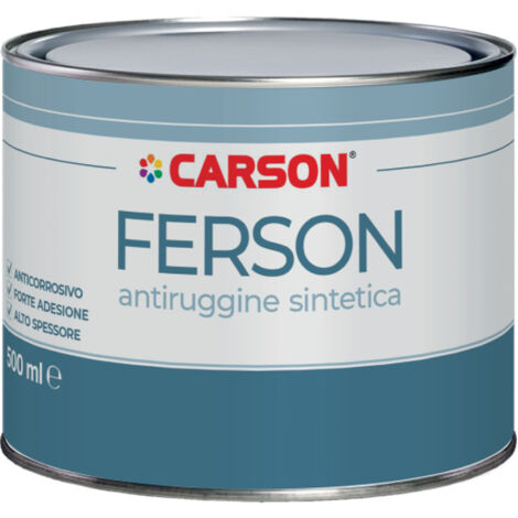 Ferson antiruggine ai fosfati di zinco per ferro 500 ml - Carson GRIGIO RAL 7001