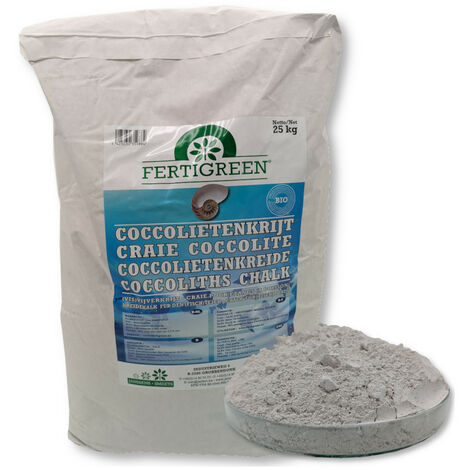 Fertigreen Coccolietenkreide 25 kg Kreidekalk Calciumcarbonat Teichkalk