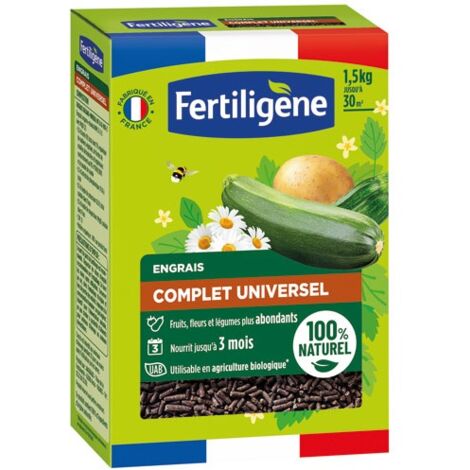 FERTILIGENE - Engrais complet UAB légumes fruits fleurs 1.5kg