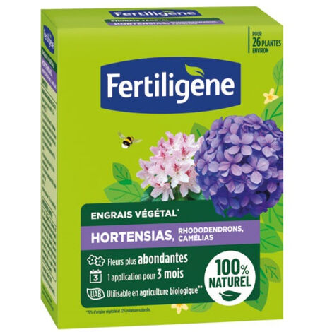 FERTILIGENE - Engrais hortensias rhododendrons camélias UAB 650g