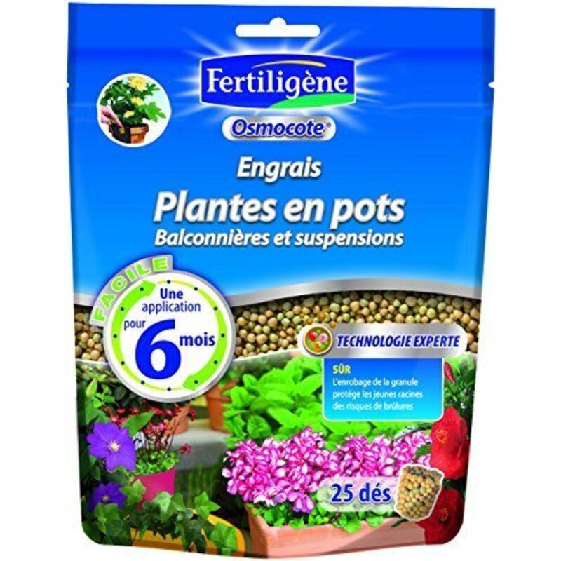 FERTILIGENE Engrais osmocote plantes en pots doypack de 25 des