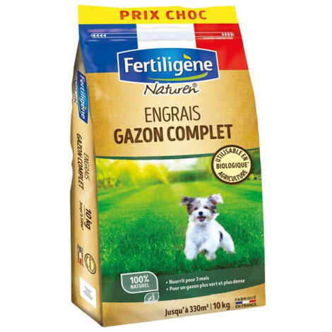 Fertiligene Gazon Complet Engrais Naturel 10 Kg