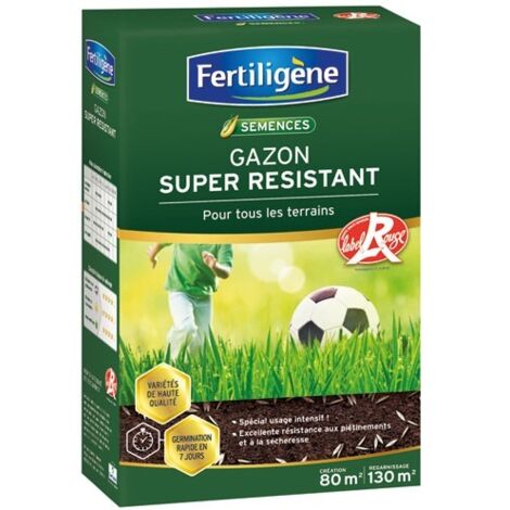 FERTILIGENE Gazon Super Résistant Tous Terrains - 2 kg