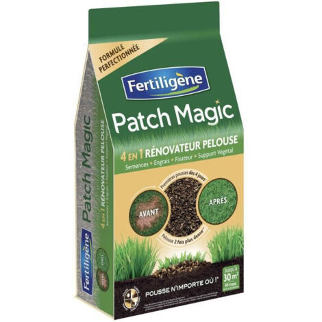 FERTILIGENE Patch Magic Rénovateur Gazon 4 en 1 Sac 7Kg