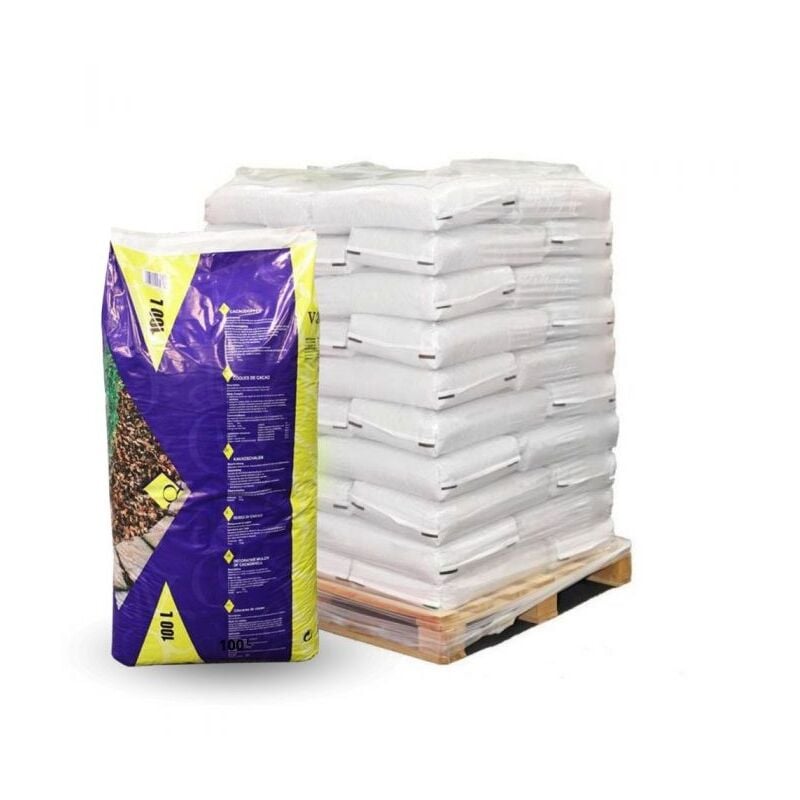 Racine - Fertilisant naturel en coque de cacao - 45 sacs de 100 litres - F-PAI001-45x100