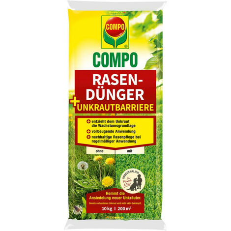 Fertilizante de hierba + malezas de malezas, bolsas de 10 kg