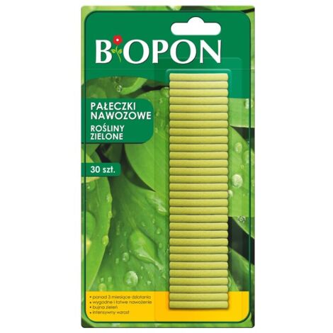 FERTILIZANTE - FERTILIZANTE EN BARRAS PARA PLANTAS VERDES, 30 UDS. - BR BIO-1125
