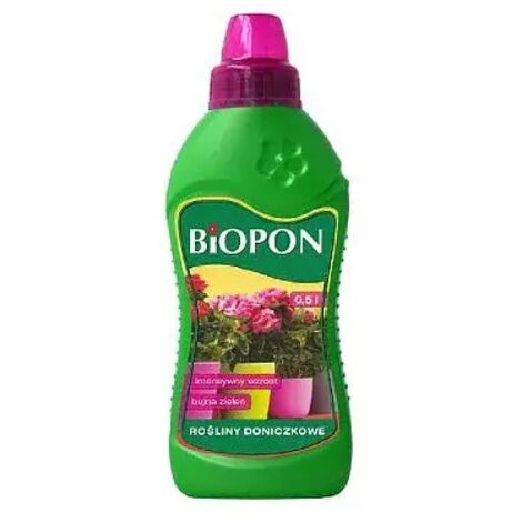 Fertilizante líquido Biopon 500 ml para plantas en maceta /946