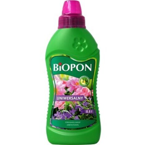 Fertilizante líquido Biopon Universal 0,5L - para plantas de interior y balcón