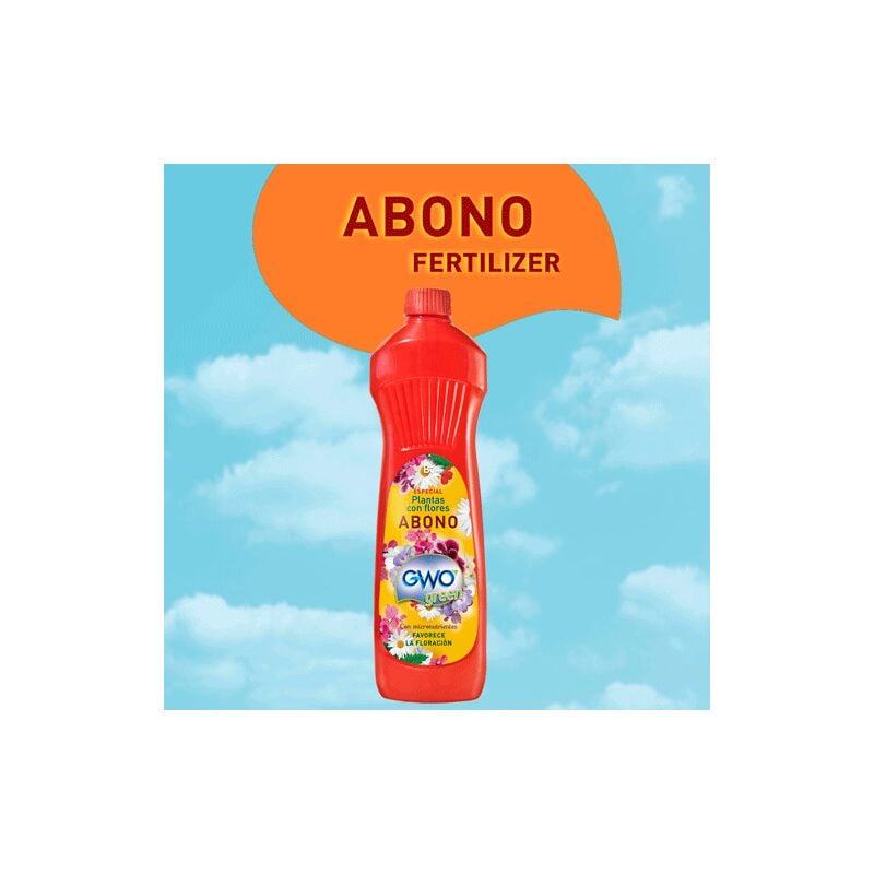 

Fertilizante para plantas con flores GWO Green - Caja 20x500ml