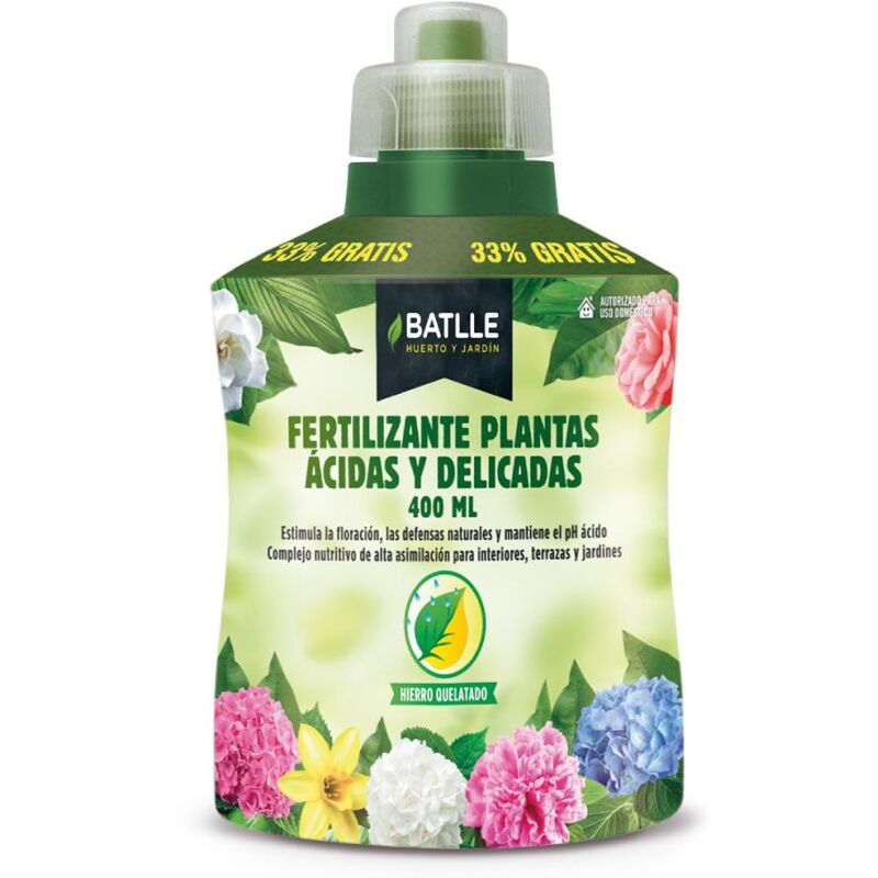 

Fertilizante plantas ácidas y delicadas, 400 mL