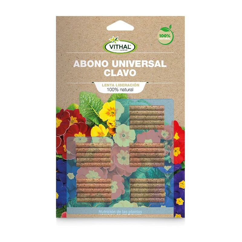 

Fertilizante universal clavo Eco 50 g - Vithal Garden