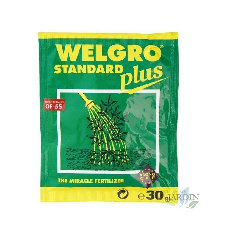 

Suinga - Fertilizante Welgro Standard Plus 30 gr. Recomendado para todas las aplicaciones