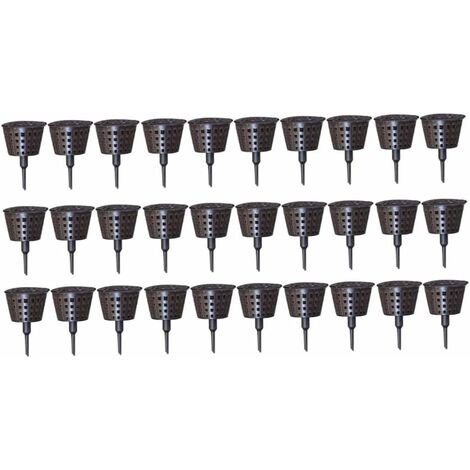 Fertilizer Basket Automatic Planting Nutrition Cups Plastic Garden Nursery Pots with Lid 30PCS Bonsai Fertilisers H219