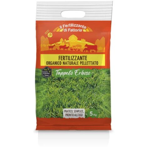 fertilizzante di fattoria per tappeto erboso euroterriflora 5 kg