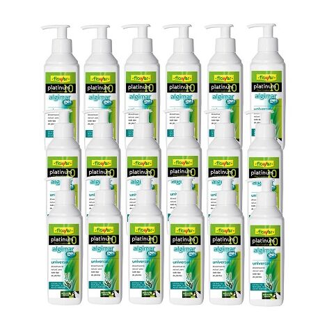 Fertilizzante floreale in gel concentrato Algimar Platinum 10, scatola completa 18 x 200 ml