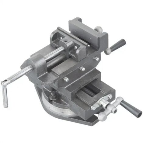 Fervi 0188/125G Morsa a croce 120 mm con girevole