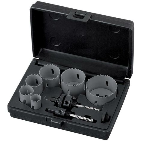 Fervi 0278/002S Set di seghe a tazza in valigetta 9 Pz.