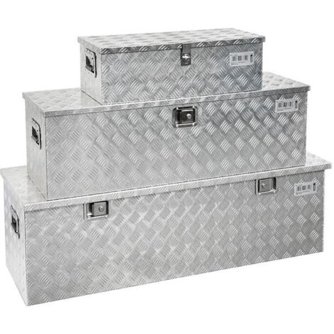 Fervi 0382 Set 3 bauli in alluminio