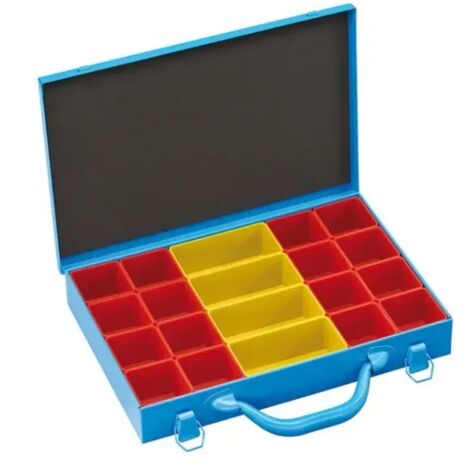 Fervi 0423/1 Mallette à outils avec 20 conteneurs