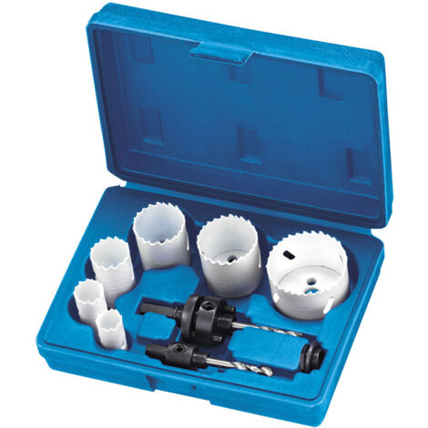 Fervi 0712/008 Assortiment de scies cloches 9 Pcs.