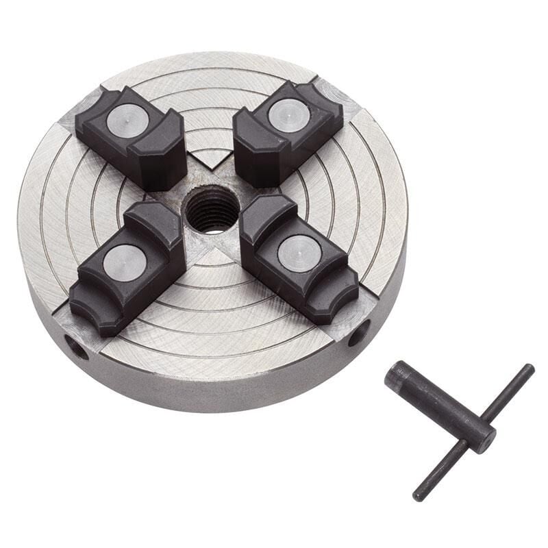 Fervi - Mandrin a 4 griffes 150 mm 1/8-8 tpi pour tour bois 0751/P