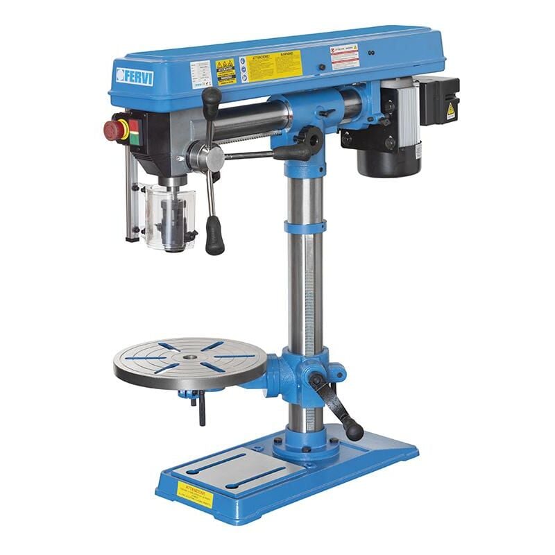Fervi - Perceuse colonne de banc radiale par courroie 375W 230V 0757