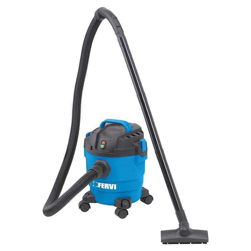 Aspirateur eau et poussiere 10l 1200w et accessoires Fervi a024/10