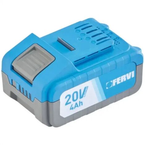Fervi Batteria Li-Ion 4Ah 20V Compatibile F20V Range Ricaricabile