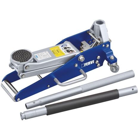 Fervi C039/15 Cric à roues en acier et aluminium 1,5 tonne